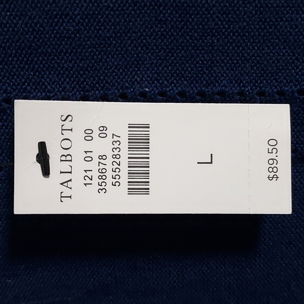 TALBOTS BUTTON DOWN SWEATER NWT ( SIZE LARGE) - Picture 11 of 11